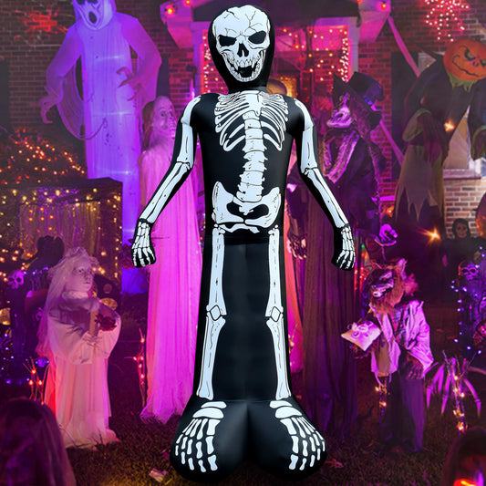 10 FT Halloween Inflatable Skeleton LED Lighted Blow Up Decoration