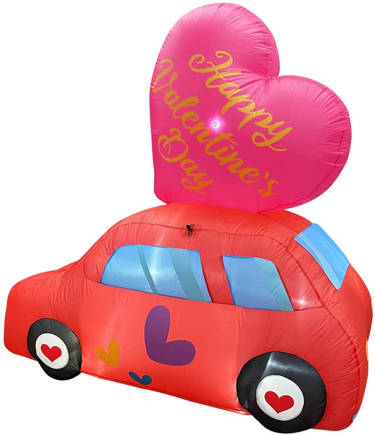 6ft Inflatable Valentine Love Taxi Car Decoration