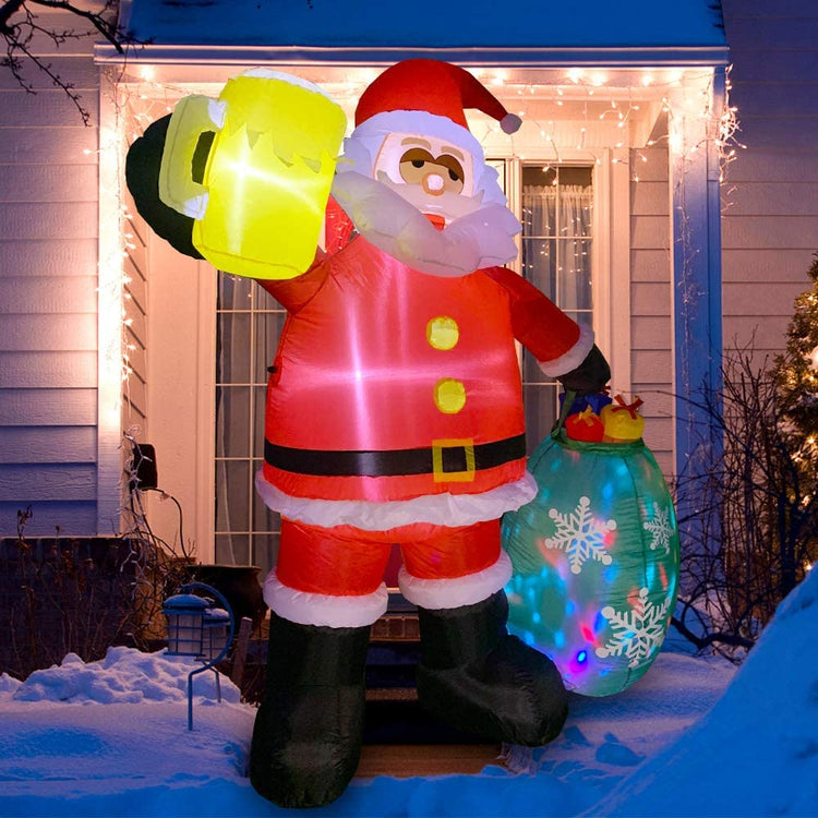 7Ft Seasonblow Inflatable Christmas Drunk Old Man