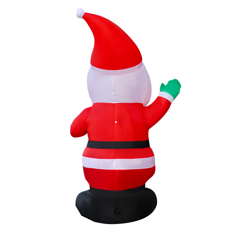 6Ft Seasonblow Inflatable Christmas Green Glove Santa Claus